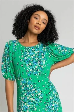 Green Petite Floral Print Stretch Maxi Dress -Dress Haven Sales Store 0705bc6f 2b0a 4e98 a04d 2e231ad6db5e