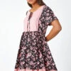 Black Floral Border Print Smock Dress -Dress Haven Sales Store 086551c8 0c91 4126 9694 4056bcb54fd0