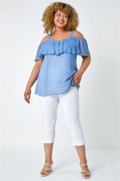 Light Blue Cold Shoulder Polka Dot Midi Dress 11 Light Blue Cold Shoulder Polka Dot Midi Dress -Dress Haven Sales Store 09bd2bc0 d966 4b47 875d ccf5635febb8