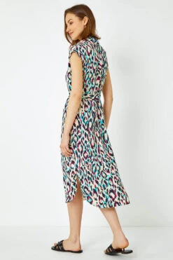 Pink Animal Print Midi Shirt Dress -Dress Haven Sales Store 0aa75423 b5fe 46b2 bd3a 98c38285e9f0