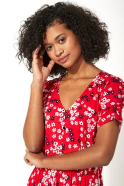 Red Floral Print Tiered Midi Dress 10 Red Floral Print Tiered Midi Dress -Dress Haven Sales Store 0b77c0a6 331f 4e68 bd30 b7566af21dc4