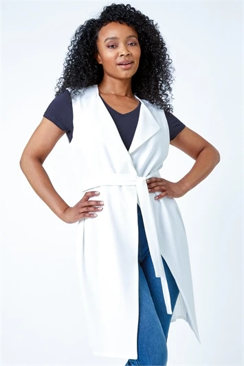 Navy Petite Floral Frill Hem Stretch Dress 8 Navy Petite Floral Frill Hem Stretch Dress - Image 6