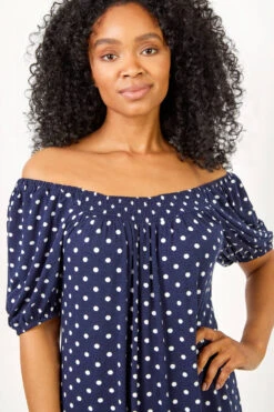 Navy Petite Spot Print Jersey Tunic Dress 10 Navy Petite Spot Print Jersey Tunic Dress -Dress Haven Sales Store 12b701f5 21af 4ef0 9089 a8f9596a4a4d