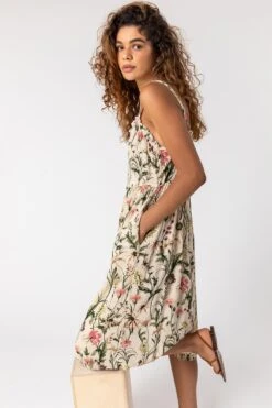 Ivory Floral Print Button Down Sun Dress -Dress Haven Sales Store 165eac63 de3d 48f0 82be b31fa4edc5a7