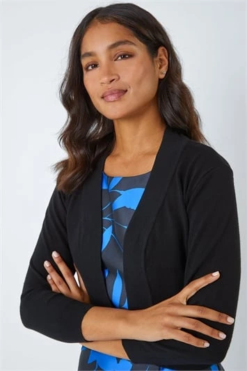 Royal Blue Floral Print Dipped Hem Jacquard Dress 4 Royal Blue Floral Print Dipped Hem Jacquard Dress - Image 2