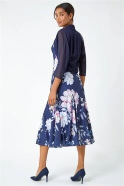 Navy Sleeveless Floral Print Bias Midi Dress 10 Navy Sleeveless Floral Print Bias Midi Dress -Dress Haven Sales Store 1a1cb730 9a85 4700 a8f7 26140fc76993