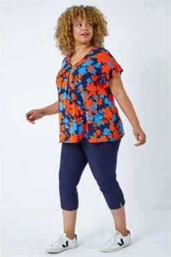 Orange Curve Floral Print Midi Wrap Dress 11 Orange Curve Floral Print Midi Wrap Dress -Dress Haven Sales Store 200087ef 99c3 4093 a177 a1898f81a444