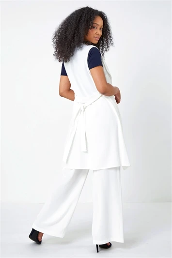 Navy Petite Floral Frill Hem Stretch Dress 3 Navy Petite Floral Frill Hem Stretch Dress