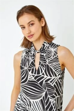 Black Metallic Leaf Print Dress -Dress Haven Sales Store 2b99424b 3c1a 4b15 af62 b7d60246ca4f