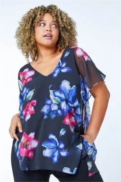 Pink Curve Floral Print Mesh Wrap Dress 11 Pink Curve Floral Print Mesh Wrap Dress -Dress Haven Sales Store 2cf3f18b 89dd 4d33 b4ad 92fe5b78f393