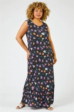 Fuchsia Curve Paisley Print Maxi Dress -Dress Haven Sales Store 349fcbc5 9055 4ce9 97c7 214a2d044c2d