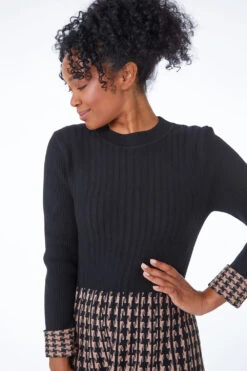 Black Petite Contrast Knitted Jumper Dress 10 Black Petite Contrast Knitted Jumper Dress -Dress Haven Sales Store 36cbb4c7 ce18 4b24 9f2e 30c9519aa5a8