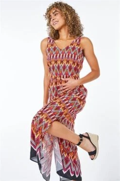 Pink Petite Tribal Print Halterneck Shift Dress -Dress Haven Sales Store 3add49c2 ceaf 47a0 abd8 2a6cf30c036f