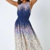 Ombre Floral Halter Neck Maxi Dress -Dress Haven Sales Store 4aeb9211 e38e 4349 90eb 0315b247545c