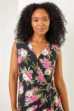 Pink Petite Sleeveless Twist Front Maxi Dress 9 Pink Petite Sleeveless Twist Front Maxi Dress -Dress Haven Sales Store 4e4a59b3 be63 41da 94ce 0d9707770e0e