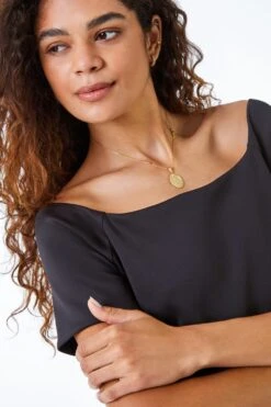 Black Floral Fit & Flare Bardot Dress 10 Black Floral Fit & Flare Bardot Dress -Dress Haven Sales Store 4ec3fb6b 6b82 4978 ac1d 10628338e63f