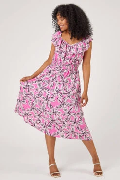 Pink Petite Floral Shirred Waist Dress 9 Pink Petite Floral Shirred Waist Dress -Dress Haven Sales Store 5164a4e6 a857 4a98 848b d507dedbce2b