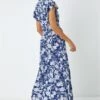 Royal Blue Heart Print Button Detail Tea Dress -Dress Haven Sales Store 5af1dec6 a6e5 4f2a 96ea 3d0236229887
