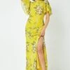 Yellow Floral Tiered Sleeve Maxi Dress -Dress Haven Sales Store 5c5fee62 9a36 44e3 a5ee e87734c6763d
