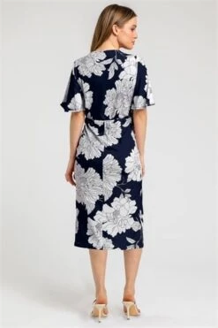 Black Petite Floral Print Belted Wrap Dress -Dress Haven Sales Store 5f01f346 1eef 4e3d bd28 348d9e5ba4b0