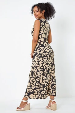 Black Petite Animal Twist Jersey Maxi Dress 9 Black Petite Animal Twist Jersey Maxi Dress -Dress Haven Sales Store 64015f48 03e5 485f 9a9c ea6775ef502c
