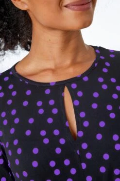 Purple Petite Spot Print Keyhole Midi Dress 11 Purple Petite Spot Print Keyhole Midi Dress -Dress Haven Sales Store 64d6c105 f0e9 460b 8ceb 595dd07a730a