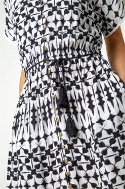 Khaki Aztec Print Tiered Midi Tea Dress 10 Khaki Aztec Print Tiered Midi Tea Dress -Dress Haven Sales Store 65de3b04 c95a 4402 91bd 478ef6aeef09