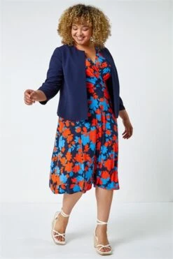 Pink Curve Abstract Print Mesh Wrap Dress -Dress Haven Sales Store 67df41e5 0d72 4787 ad9e c3fed75d0b95