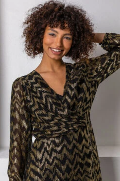 Gold Metallic Zig Zag Tiered Midi Dress -Dress Haven Sales Store 6ab0c5e1 6534 4efd b78e 93d69bdf8874