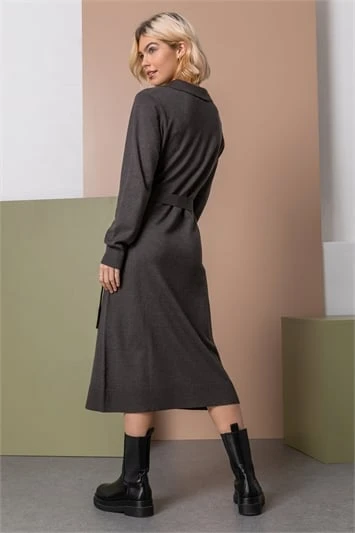 Black Knitted Jumper Dress 3 Black Knitted Jumper Dress - Image 2