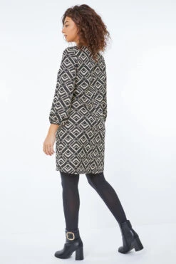 Stone Petite Geo Print Tunic Dress -Dress Haven Sales Store 732484ed 85e1 43dc 8981 8c916c7dd406