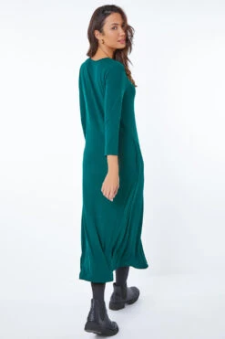 Forest Stretch Pocket Detail Midi Dress -Dress Haven Sales Store 7399952e 9769 4884 a911 29834d7329fc