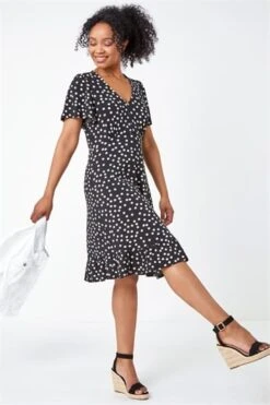 Black Sleeveless Polka Dot Midi Stretch Dress 9 Black Sleeveless Polka Dot Midi Stretch Dress -Dress Haven Sales Store 78e71082 238c 4b42 ac6b ff97d6a36e6e