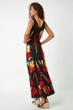Black Floral Stretch Jersey Maxi Dress 10 Black Floral Stretch Jersey Maxi Dress -Dress Haven Sales Store 7acf48d6 a813 46a6 959e d182bf5d0f43