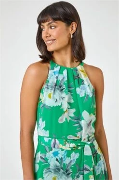 Black Abstract Spot Frill Detail Midi Dress -Dress Haven Sales Store 7d455f45 19f3 4f56 94fe 5ab7295c2b96