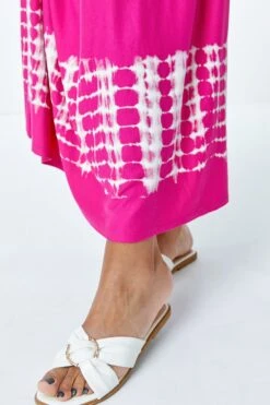 Fuchsia Tie Dye Border Print Stretch Maxi Dress -Dress Haven Sales Store 7d7fa035 a8f7 433b a8c7 b8b09162b650