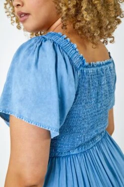 Denim Curve Shirred Stretch Dress 11 Denim Curve Shirred Stretch Dress -Dress Haven Sales Store 7ef49af9 02c1 4ec6 ae3b a18b104a22a3