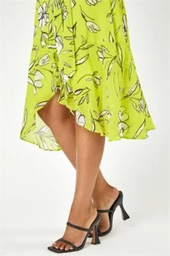 Blue Petite Palm Print Stretch Maxi Dress -Dress Haven Sales Store 82332a25 f180 4669 9102 5e15e3ad42f3