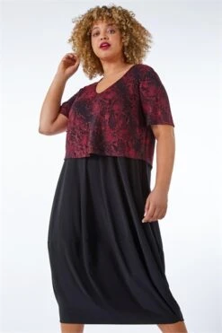 Red Curve Animal Tiered Tunic Dress -Dress Haven Sales Store 88e4b9ab 808a 4960 b791 86f86e0812f5