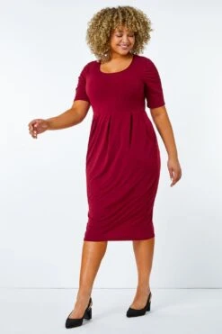 Port Curve Cocoon Pocket Detail Midi Dress -Dress Haven Sales Store 8a162295 b932 4ff8 a8aa 55bdb38c1b05