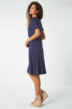 Navy Polka Dot Print Sleeveless Dress 9 Navy Polka Dot Print Sleeveless Dress -Dress Haven Sales Store 8d1a73f7 cdc3 4b53 8f68 16eb36e6ebd4