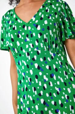 Green Petite Spot Frill Hem Stretch Dress 11 Green Petite Spot Frill Hem Stretch Dress -Dress Haven Sales Store 9107931a f6f7 40ca 9c0c 2c2c5fb3644e