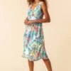 Green Burnout Tropical Print Stretch Dress -Dress Haven Sales Store 9920ed75 251d 4448 a630 d90248b030f7