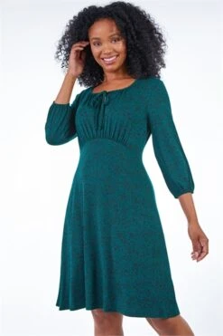 Black Petite Flute Sleeve Floral Lace Dress -Dress Haven Sales Store 9a99ade2 62b5 47d2 9305 7cce588b6735