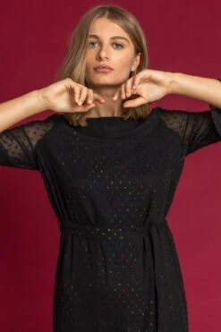 Black Foil Spot Print Frill Dress 10 Black Foil Spot Print Frill Dress -Dress Haven Sales Store 9f9a56af fb9f 46d5 9bc9 f8d19ed9bda6