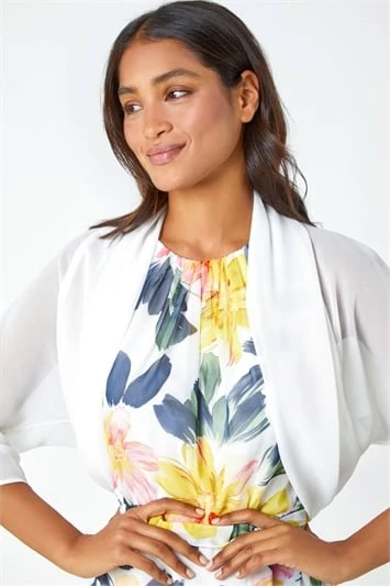 Denim Julianna Floral Print Chiffon Dress 8 Denim Julianna Floral Print Chiffon Dress - Image 6