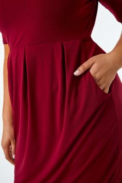 Port Curve Cocoon Pocket Detail Midi Dress -Dress Haven Sales Store a046b64d f0f5 4b2b 86f6 de21103cd7af