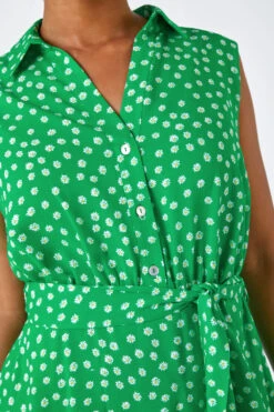 Green Petite Polka Dot Shirt Dress -Dress Haven Sales Store a23f03f0 7e1a 4956 993f 07e610a06ec5