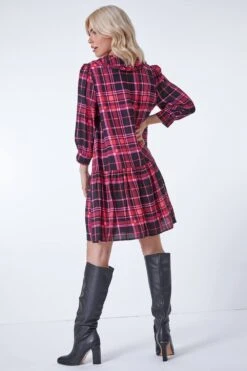 Pink Checked Tunic Mini Dress 9 Pink Checked Tunic Mini Dress -Dress Haven Sales Store a2b986a3 e4f1 4486 8a7b 5ac4006ee68c
