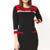 Red Colour Block Knitted Dress 2 Red Colour Block Knitted Dress -Dress Haven Sales Store a5a80b3d bb76 47d4 a9f4 18d52175a93a